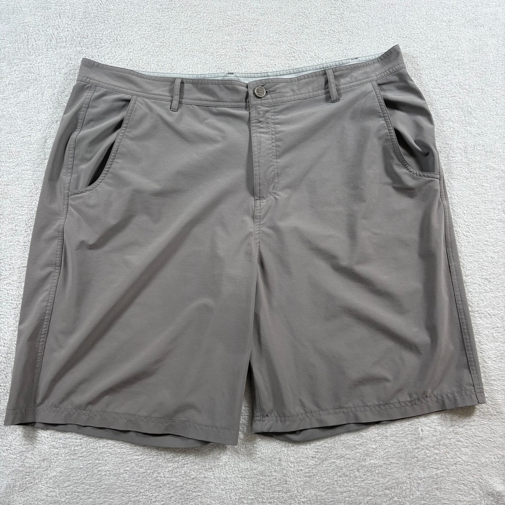 Free Fly Hybrid Chino Shorts Mens 40 Gray Stretch Performance‎ Sun Protection